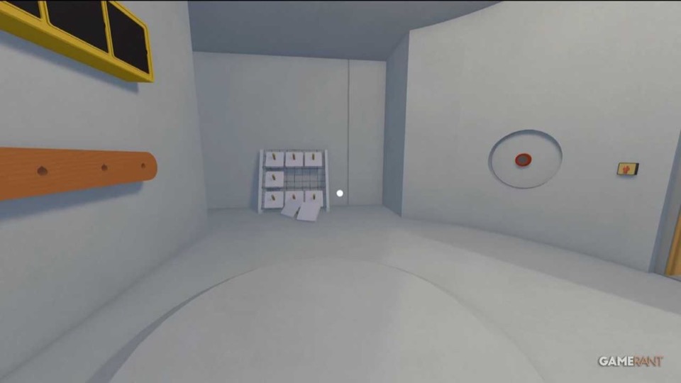 Big Walk camera puzzle — the Hidden Symbols viewfinder room inside the black sphere