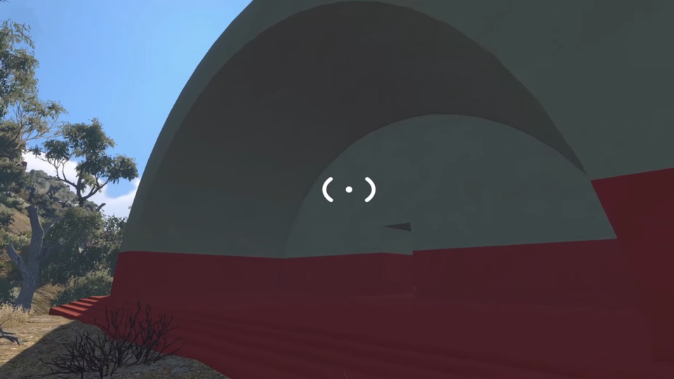 Big Walk headphone puzzle — the red stage Sound Check with the listening chair