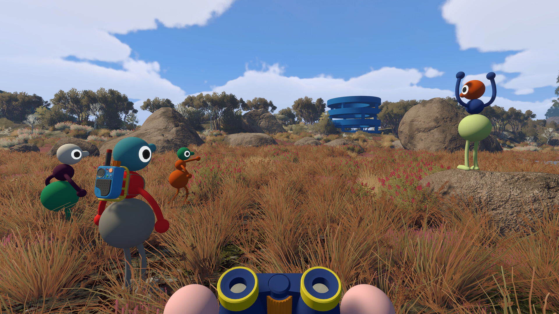 Big Walk gameplay screenshot — the big open island world